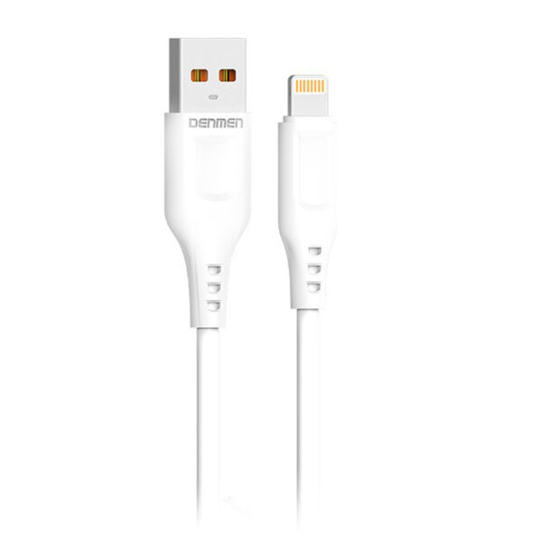 کابل شارژ و انتقال داده دنمن Lightning USB‑A مدل D78L شدت جریان 3 آمپر – طول 1 متر