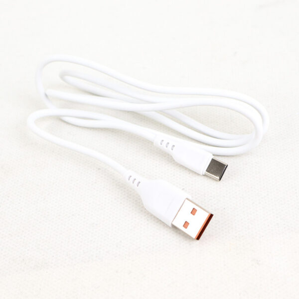 کابل شارژ و انتقال داده VDENMENV مدل D01T – USB‑A به Type‑C – شدت جریان 2.4 آمپر – طول 1 متر