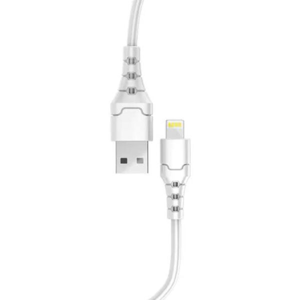 کابل آیفون آسپور مدل ASPOR A081 – USB‑A to iPhone – شدت جریان 5A – طول 1 متر